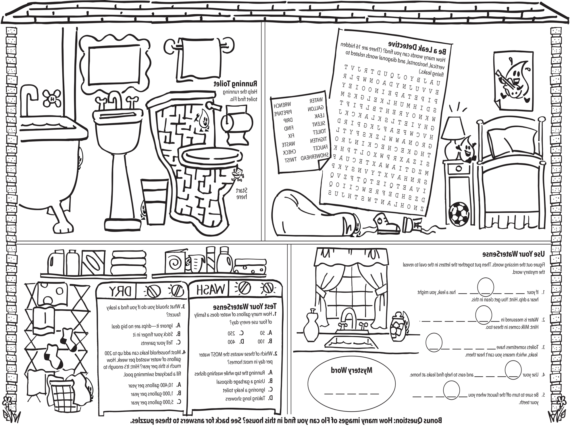 Fix A Leak Activity Sheet